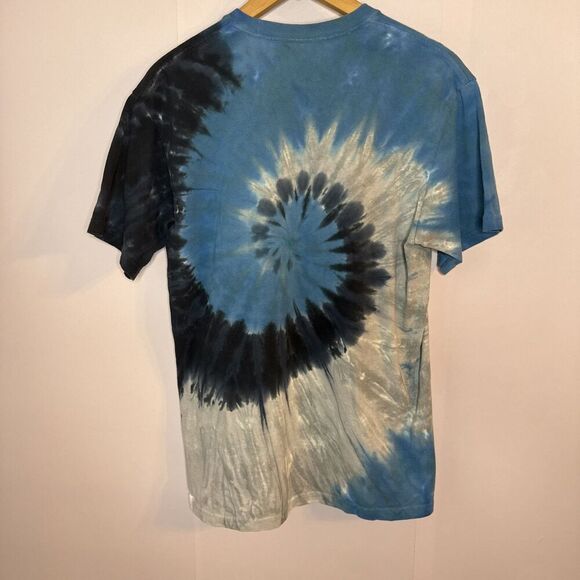 Grateful Dead T Shirt LA Dodgers‎ Steal Your Base Tie Dye Liquid Blue Size Med - Picture 5 of 7
